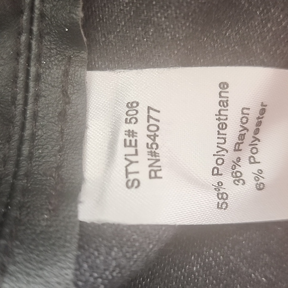 CAbi Faux Leather Sleeveless Top - Picture 6 of 7